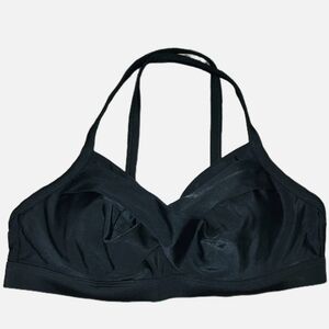 Athleta Women Swimwear Top Black Bathing Suit Top Size 34 B/C Beach Yoga